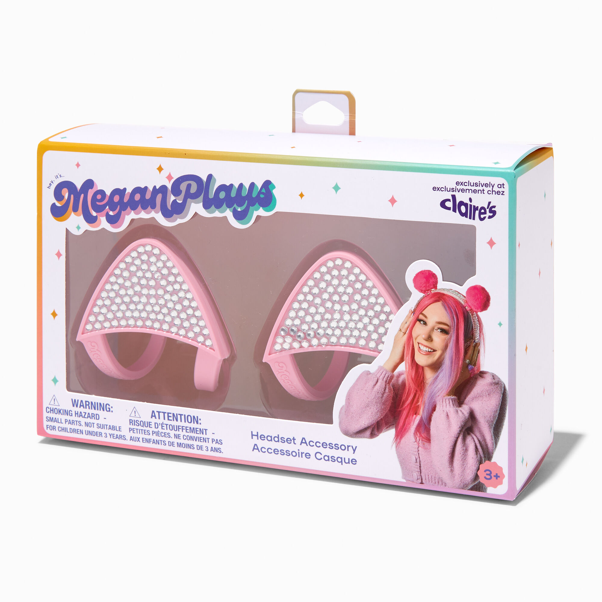 MeganPlays™ Claire's Exclusive Bling Cat Ears Headset Accessory