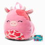 Squishmallows&trade; 12&#39;&#39; Pink Cow Plush Toy Backpack,