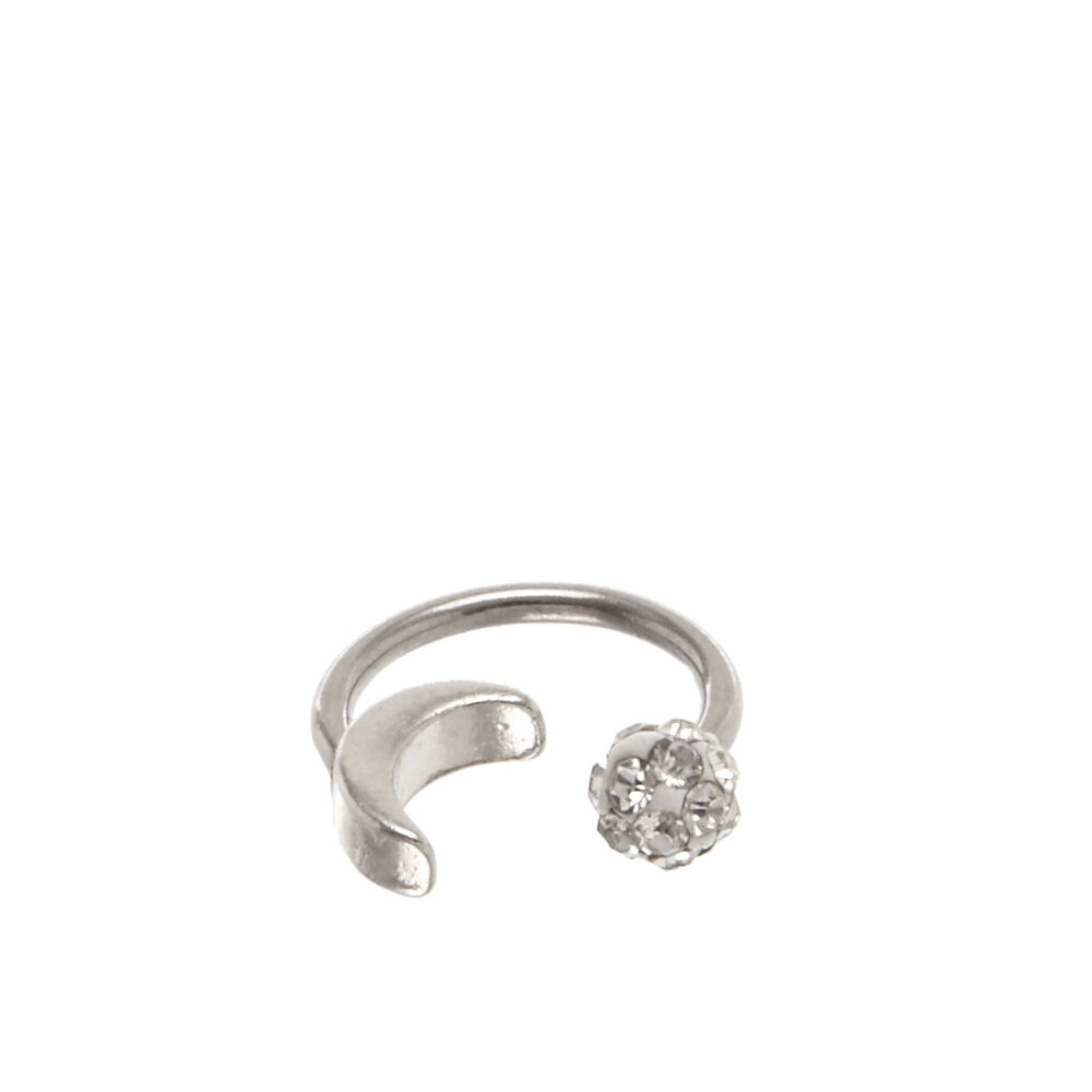 Moon Hoop Daith Earring