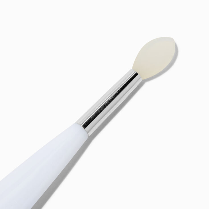 White &amp; Purple Dual-Ended Lip Scrub Brush,