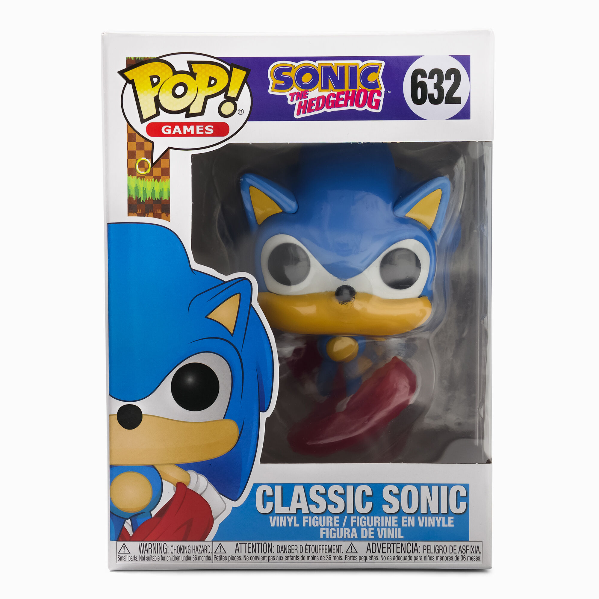 View Claires Pop Sonic Classic Sonic Vinyl Figure information