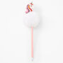 White Pom Pom Unicorn Pen - Icy Pink,
