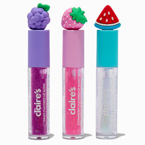 Fruit Charm Lip Gloss Set - 3 Pack,