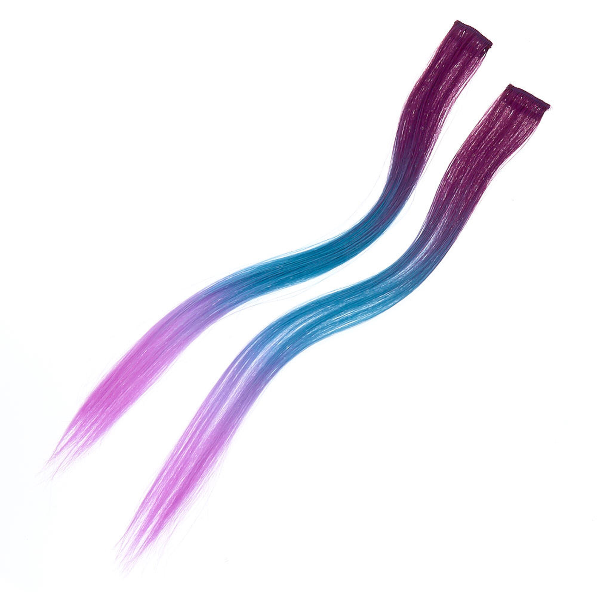 Ombre Faux Hair Clip In Extensions