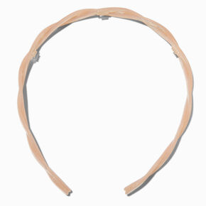 Blush Pink Marble Twist Headband,