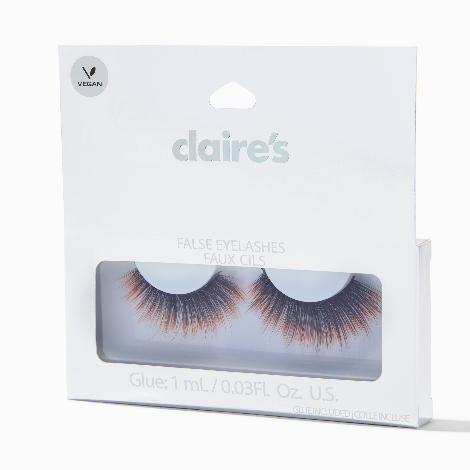 Orange Tip Vegan False Eyelashes,