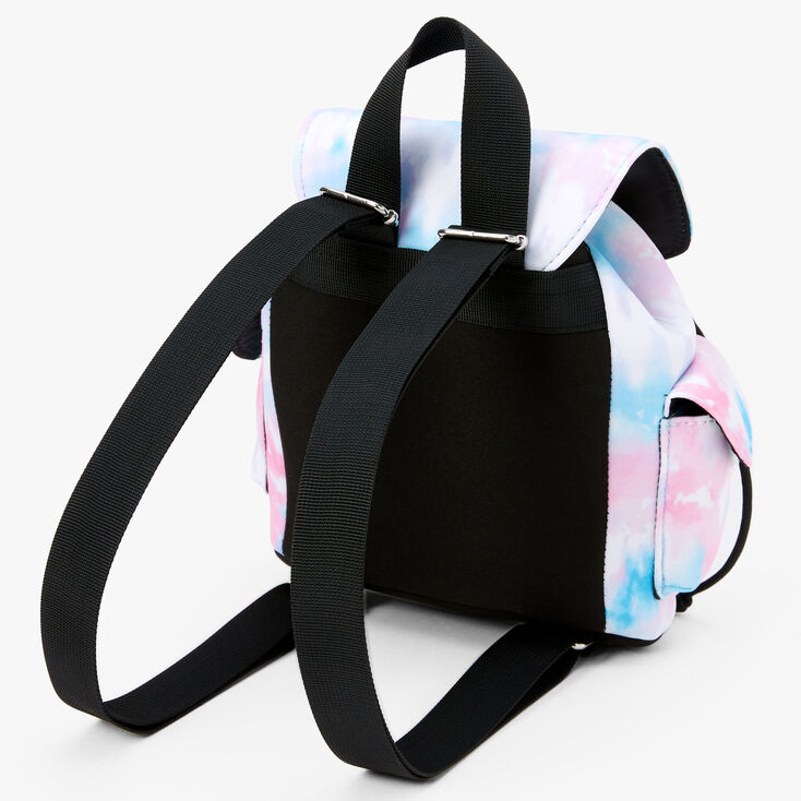 Tie Dye Mini Neoprene Backpack - Pink/Blue,