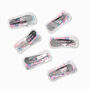Claire&#39;s Club Mermaid Shaker Square Snap Hair Clips - 6 Pack,