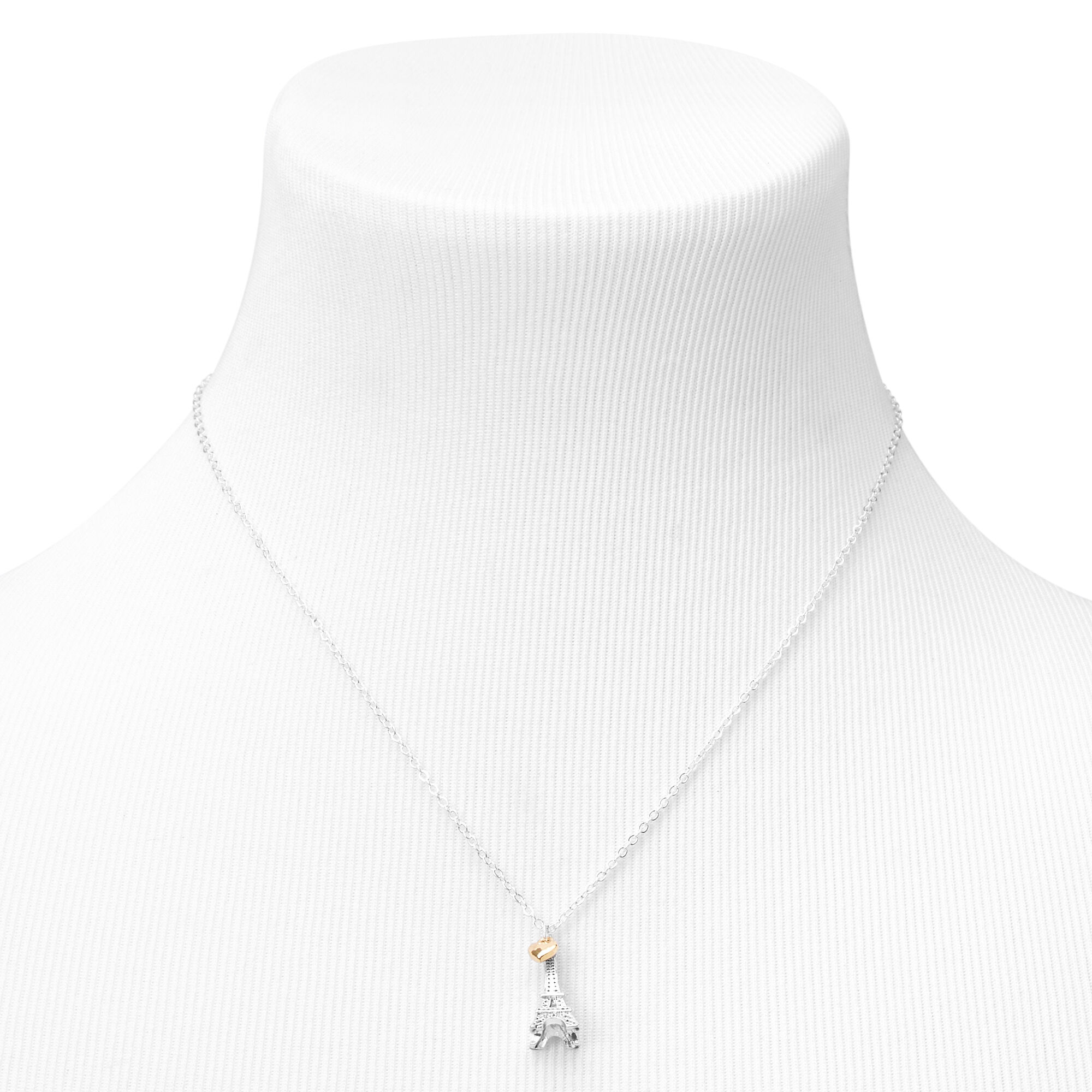 Lot de bijoux Tour Eiffel couleur argentée - Lot de 2,