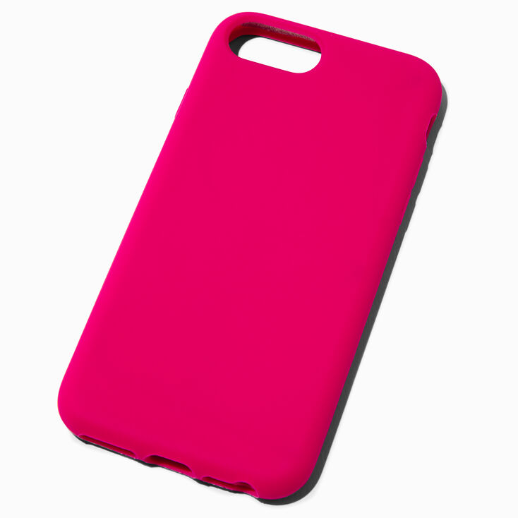 Solid Hot Pink Silicone Phone Case - Fits iPhone® 6/7/8/SE