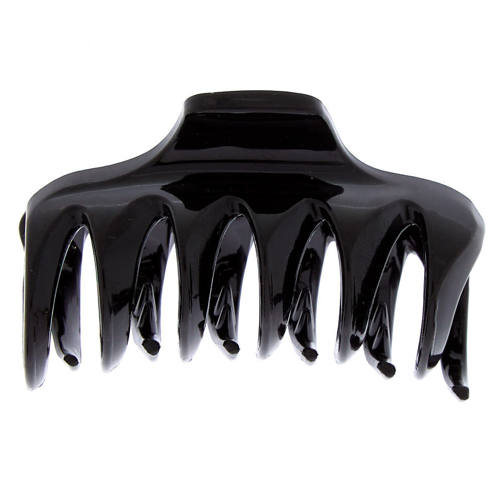 Shiny Spike Hair Claw - Black,