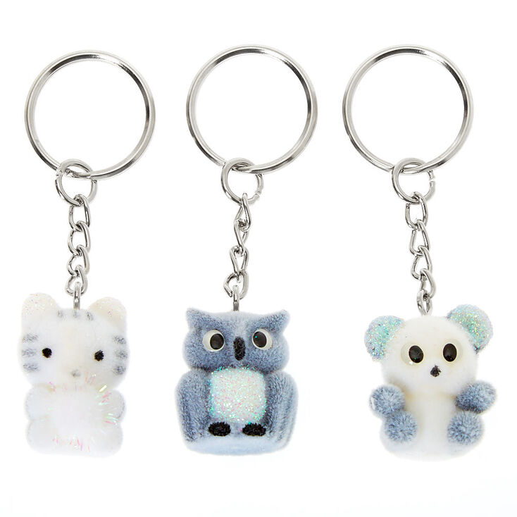 Winter Animals Best Friends Keychains - 3 Pack,