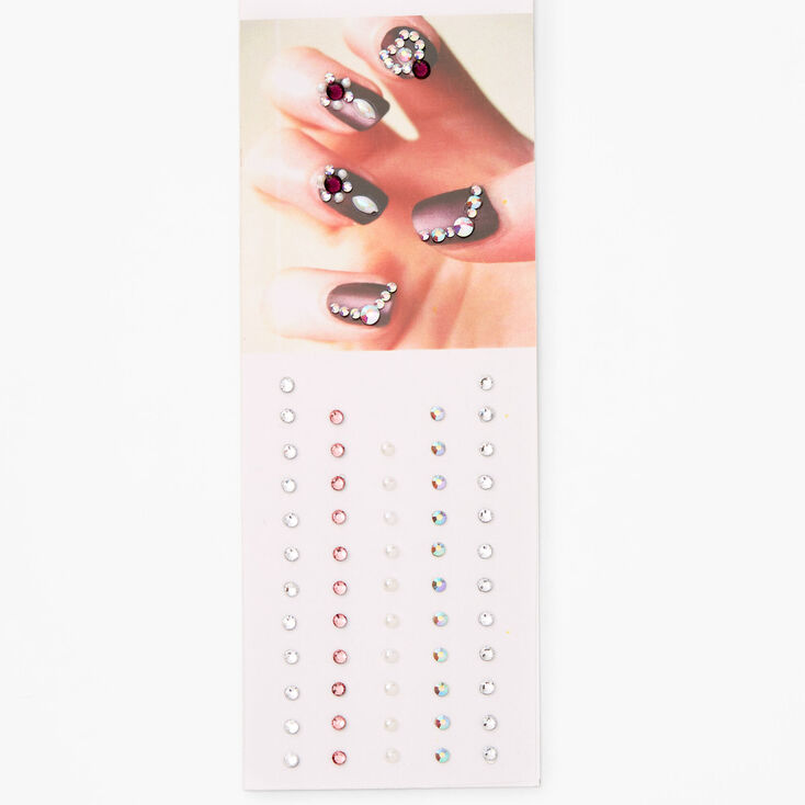Pink Circle Nail Gem Pack,