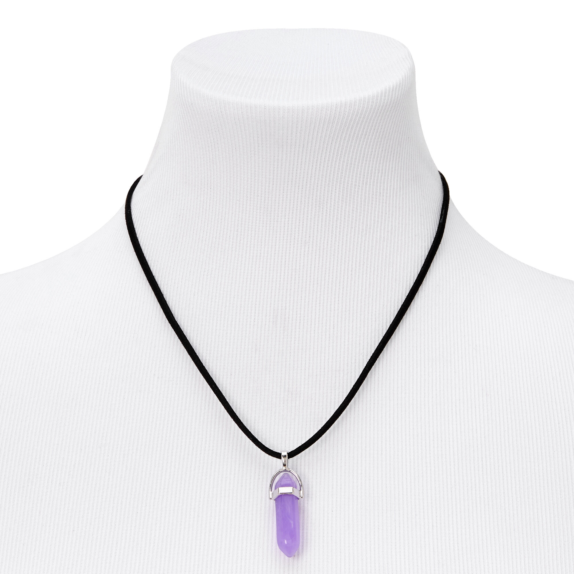 Purple clearance gem necklace