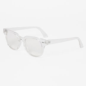 Transparent Retro Clear Lens Frames,