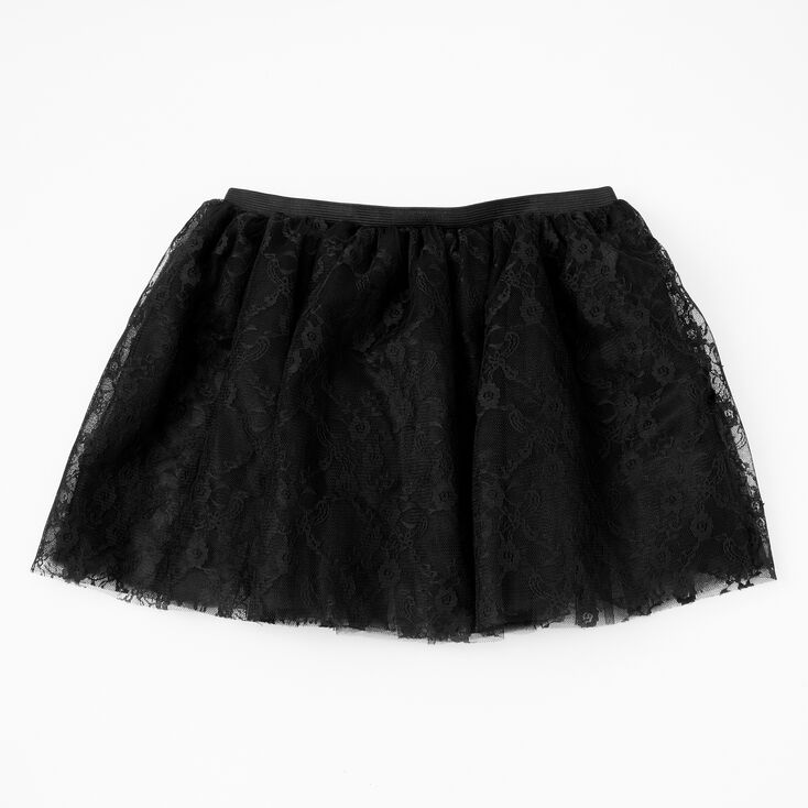 Floral Lace Tutu - Black | Claire's US