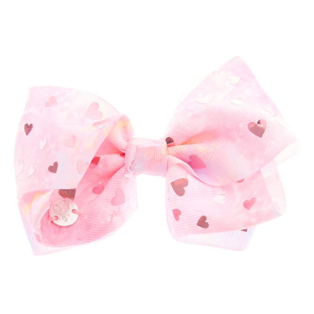 JoJo Siwa™ Mini Can't Heartly Wait Signature Hair Bow - Pink,