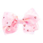 JoJo Siwa&trade; Mini Can&#39;t Heartly Wait Signature Hair Bow - Pink,