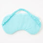 Polka Dot Plush Sleeping Mask - Mint,
