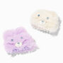 Claire&#39;s Club Furry Bear Hair Claw Clips - 2 Pack,