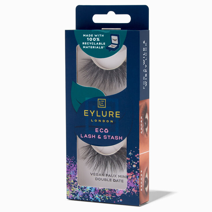 Eylure Eco Lash &amp; Stash Vegan Faux Mink Lashes - Double Date,