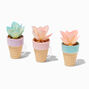 Lot de mini plantes succulentes cornet de glace - Lot de 3,