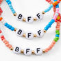 Best Friends Forever Beaded Flower Bracelets - 3 Pack,