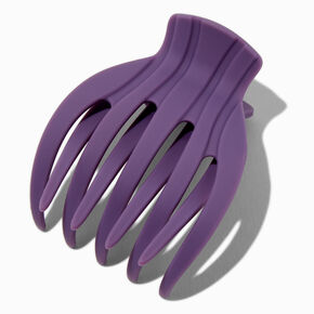 Matte Plum Finger Yoga Hair Claw,