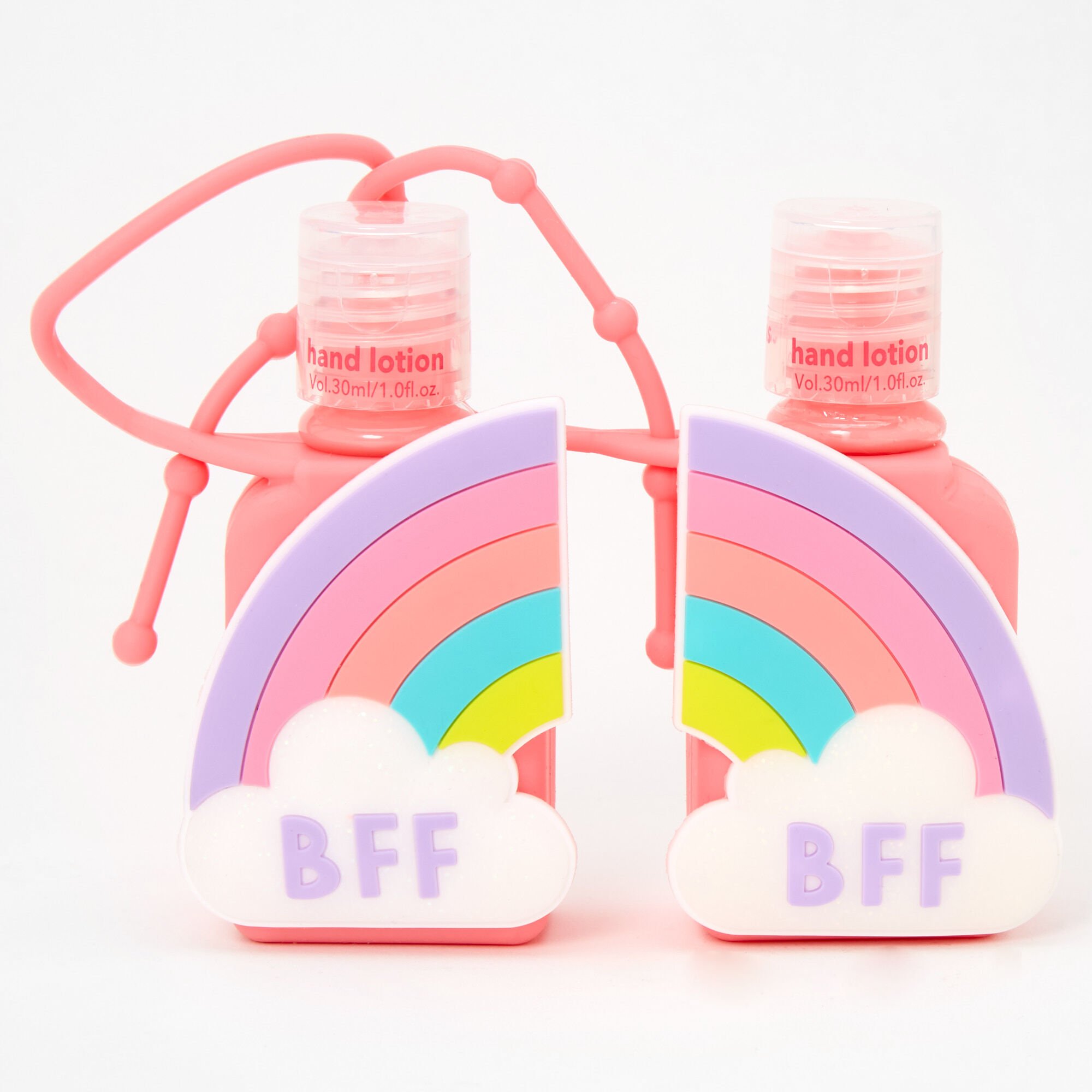 View Claires Bff Rainbow Hand Lotion 2 Pack Pink information
