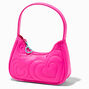 Claire&#39;s Club Pink Quilted Hearts Shoulder Bag,