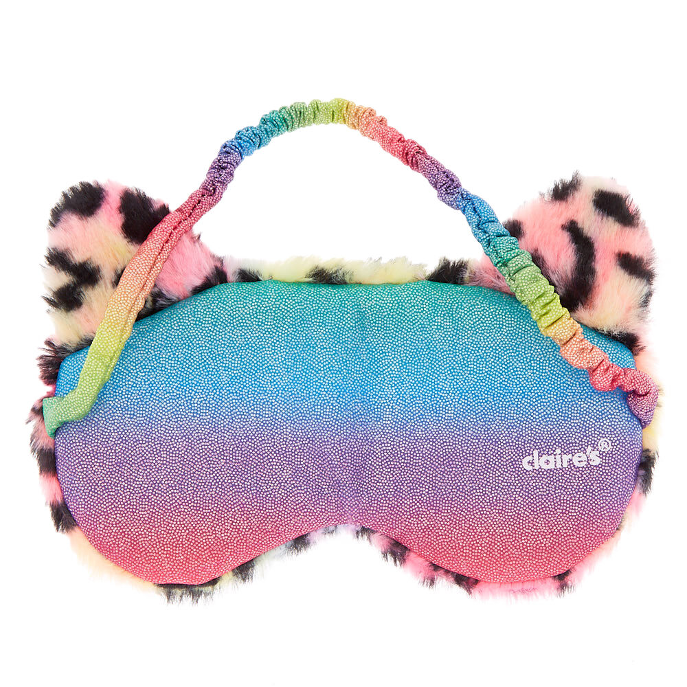 Lulu the Leopard Rainbow Sleeping Mask,