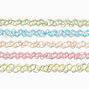 Rainbow Tattoo Chokers - 5 Pack,