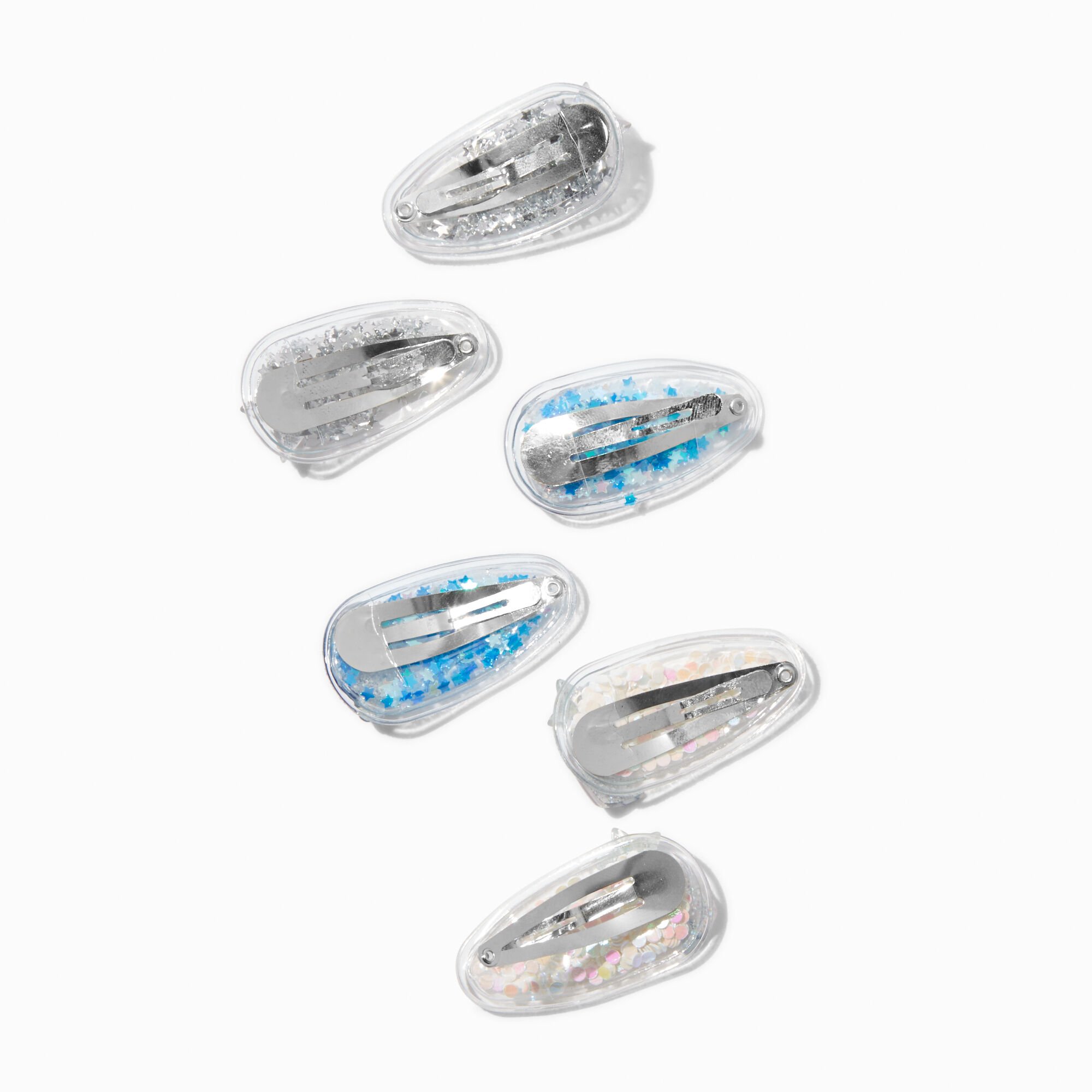Barrettes clic clac shaker étoilées Claire's Club - Lot de 6,