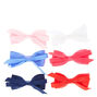 Claire&#39;s Club Large Fabric Bow Hair Clips - 6 Pack,