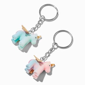 Flying Unicorn Best Friends Keyrings - 5 Pack,