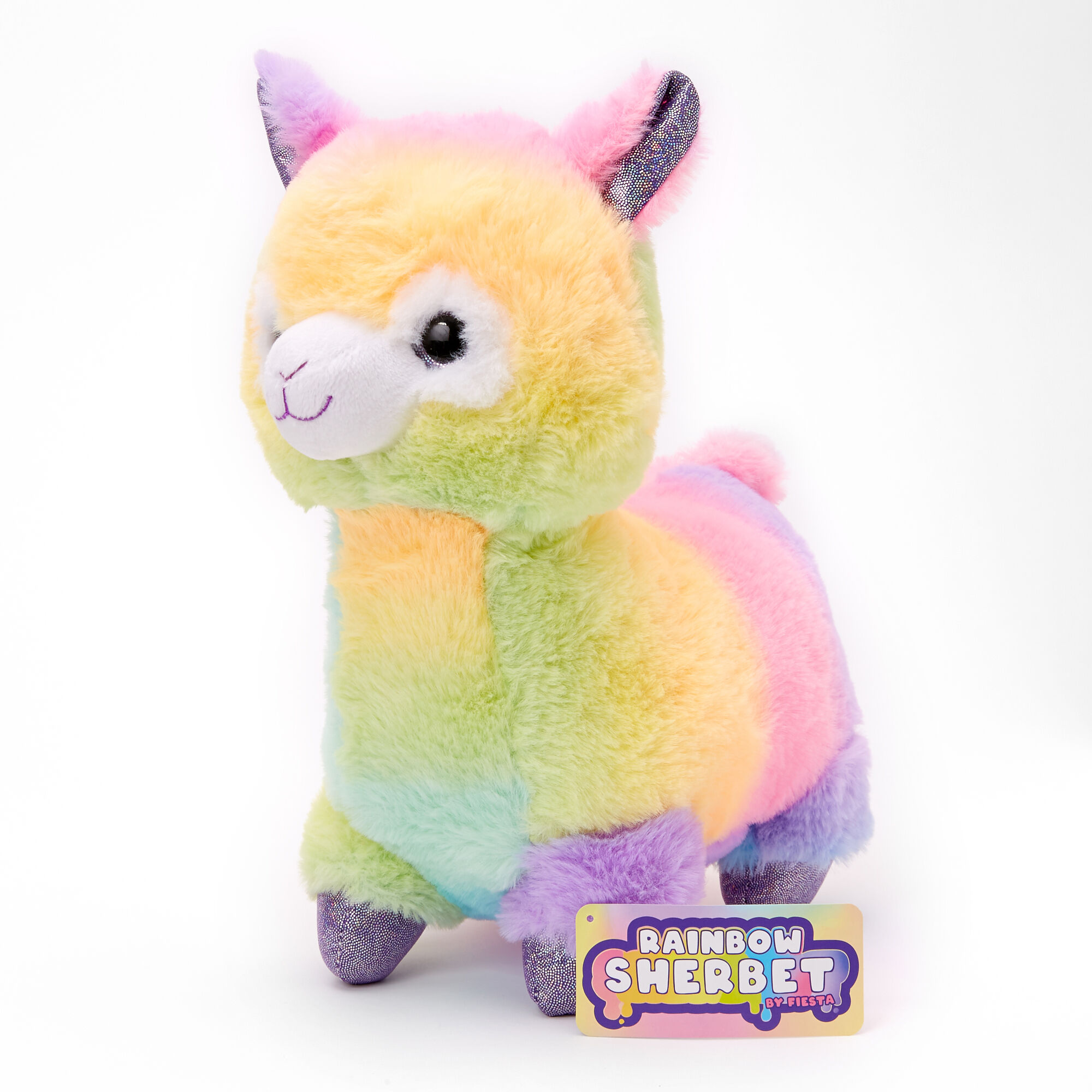 rainbow llama plush