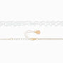 Claire&#39;s Club Teal Mushroom Bead Choker Necklaces - 3 Pack,