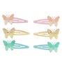 Claire&#39;s Club Butterfly Snap Hair Clips - 6 Pack,