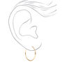 Mixed Metal 20MM Crystal Earrings Set - 9 Pack,