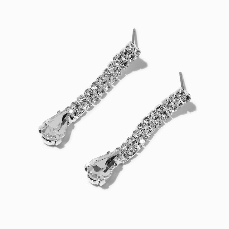 Silver-tone Chloe Rhinestone Jewelry Set - 2 Pack,