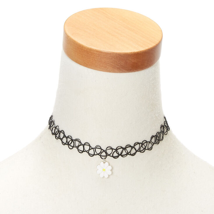 Daisy Tattoo Choker Necklace,