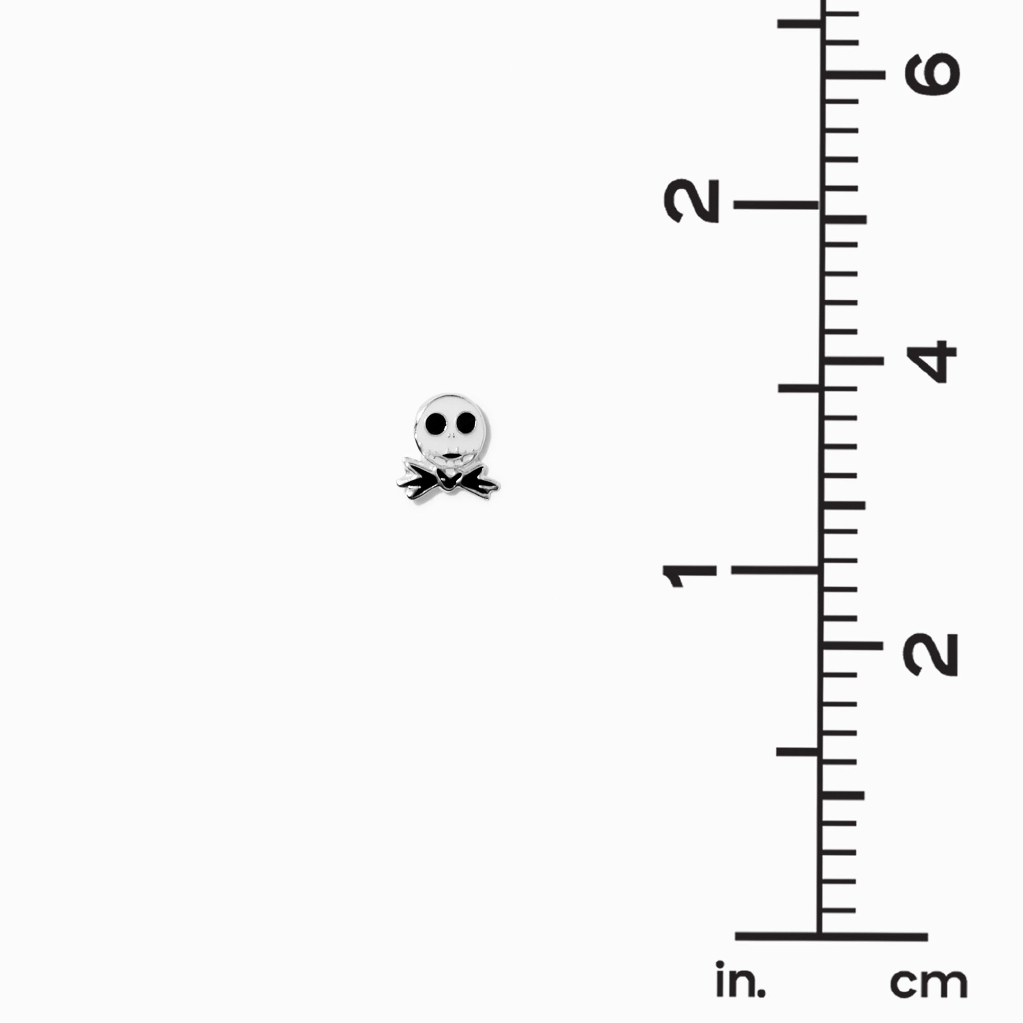 The Nightmare Before Christmas® Jack Skellington Sterling Silver Stud Earrings,
