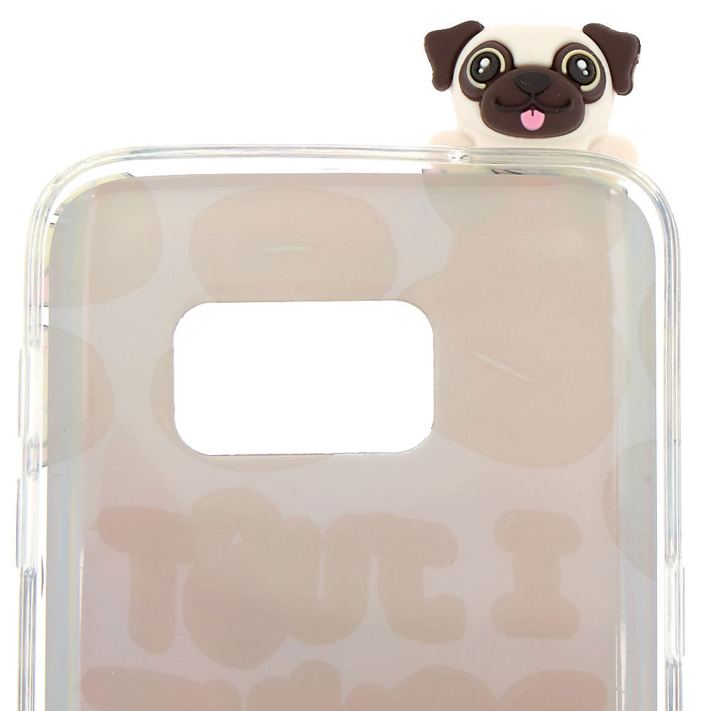 Marley Pug Pop Over Phone Case - Fits Samsung Galaxy S7,