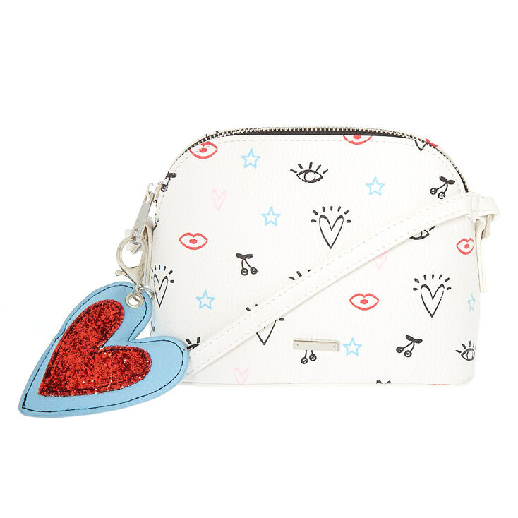 Icon Crossbody Bag - White,