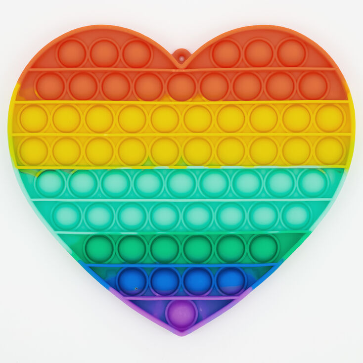 Rainbow XXXL Push Poppers Fidget Toy &ndash; Styles May Vary,