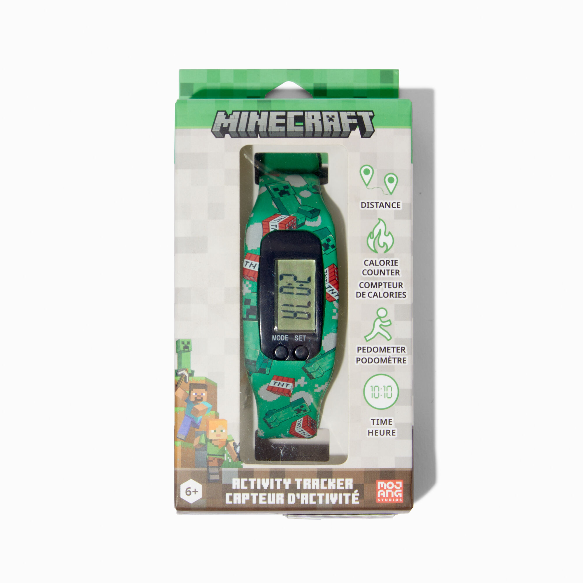 View Claires Minecraft Led Activity Watch information