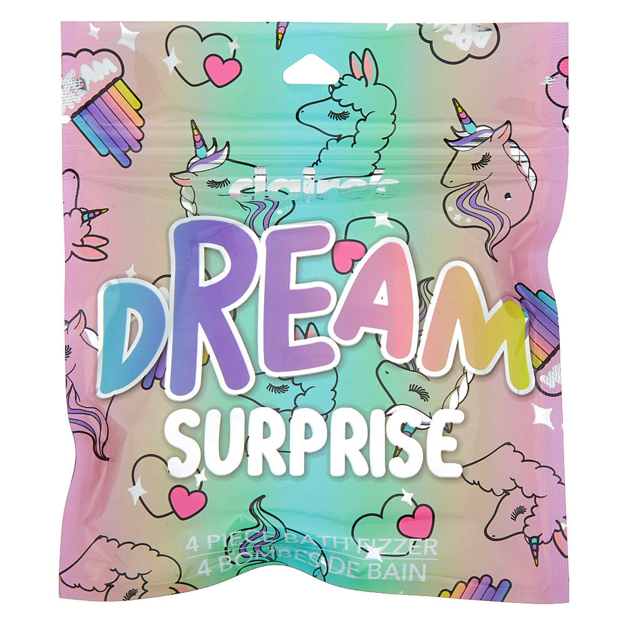 Dream Surprise Emoticon Bath Bomb Blind Bag 4 Pack Claire S