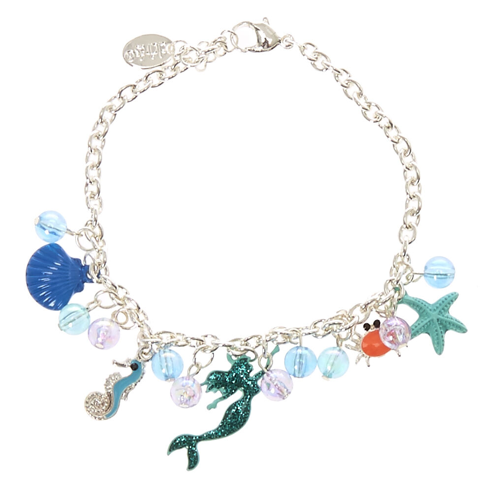 Silver Under The Sea Charm Bracelet - Blue,