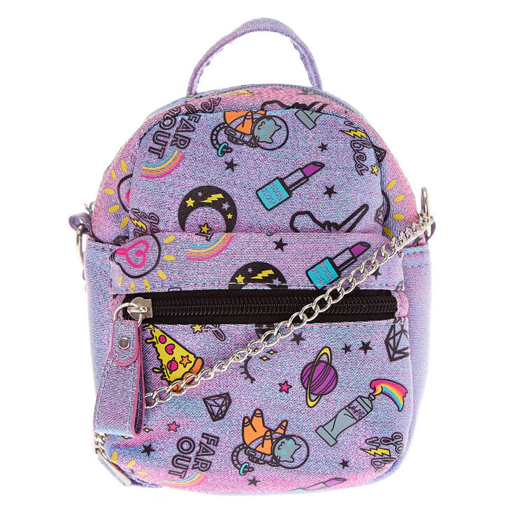 Unicorn Pwr Mini Backpack Crossbody Bag Purple Claire S Us