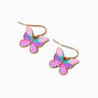 Pendantes papillon qui changent de couleur en r&eacute;action aux UV,